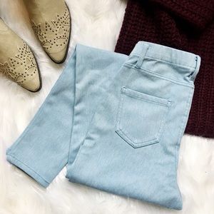 Light Blue Faded Glory Stretch Skinny Jeans